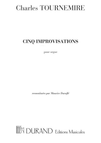 Cinq Improvisations 2: Organ (Durand)