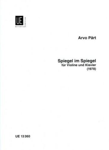 Spiegel Im Spiegel: Violin & Piano (1978)