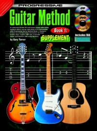 Progressive 1 Guitar Method Supplement Songbook: Book & Audio
