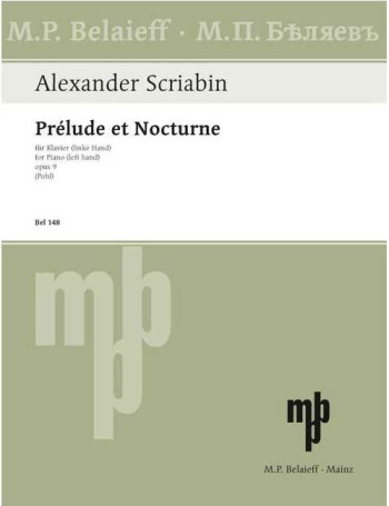 Prelude In C# Minor & Nocturne In Db Op.9: or piano (left hand)  (Belaieff)