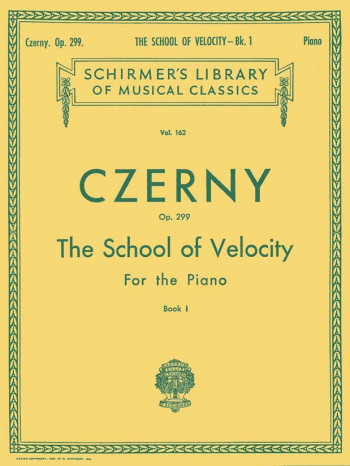 School Of Velocity Op.299 Book 1 Piano (Schirmer)