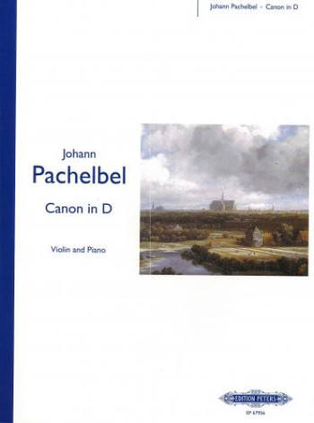 Canon In D: Violin and Piano (Peters)