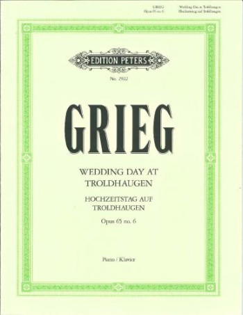 Wedding Day At Troldhaugen: Op.65 No.6: Piano (Peters)