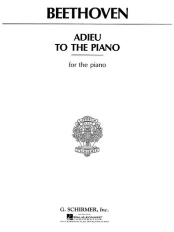 Adieu To The Piano: Piano Solo (Schirmer)