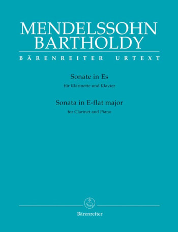 Sonata In Eb: Clarinet & Piano (Barenreiter)