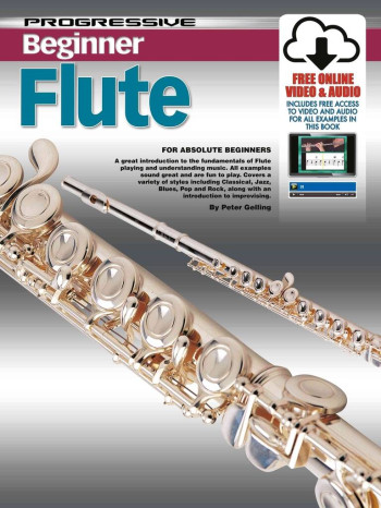 Progressive Beginner Flute Book & Audio