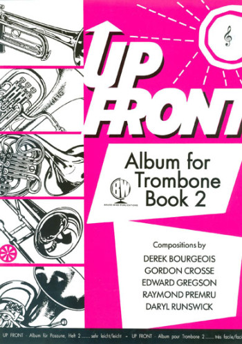 Up Front Album: Book 2: Trombone Treble Clef & Piano