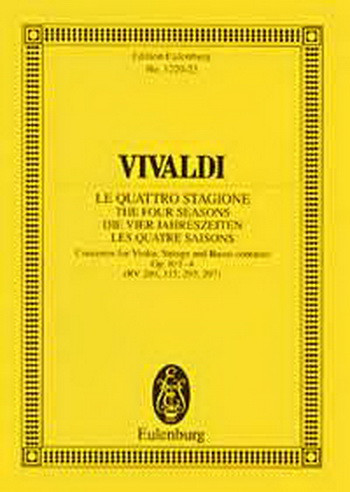 Four Seasons: Miniature Score