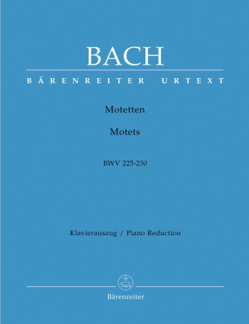 Motets: Bwv225-230: Vocal Score: (Urtext) (Barenreiter)