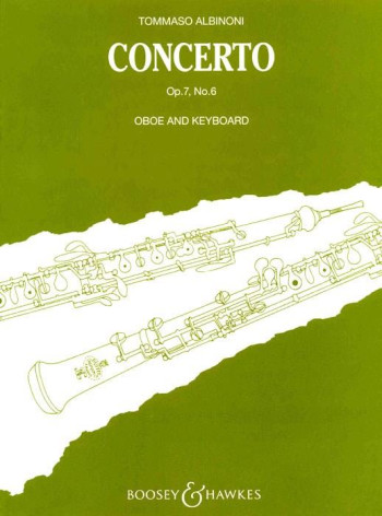 Oboe Concerto Op.7/6: Oboe & Piano (B&H)