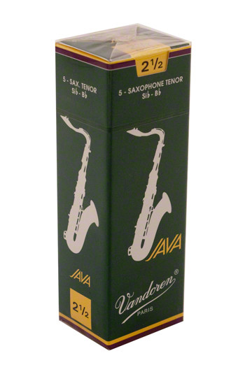 Vandoren Java Green JV26 Tenor Saxophone Reeds  (5 Pack)