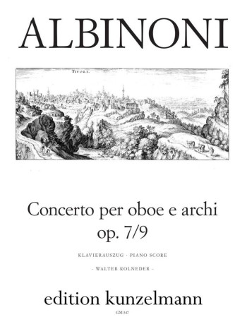 Oboe Concerto Op.7/9: Oboe & Piano  (Kunzelmann)