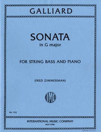 Sonata: F Maj: Double Bass