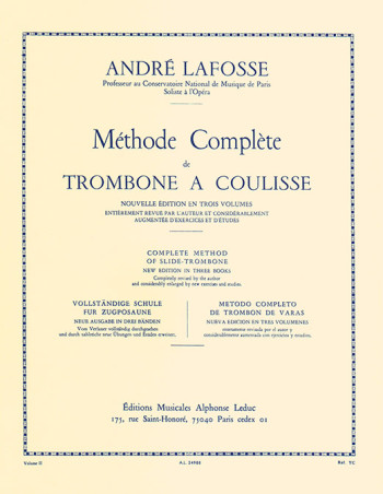 Methode Complete For Trombone Volume II (Leduc)