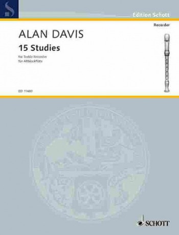 15 Studies For Treble Recorder
