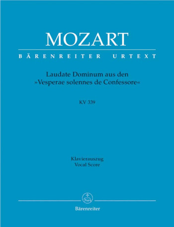Laudate Dominum Kv339: Vocal: Satb  (Barenreiter)