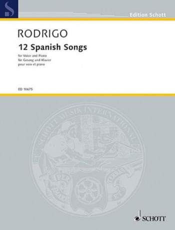 12 Spanish Songs: Vocal
