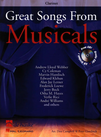 Great Songs From Musicals: Clarinet: Book & CD