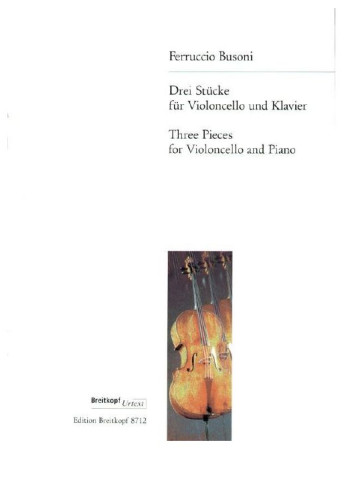 3 Pieces: Cello & Piano (Breitkopf)