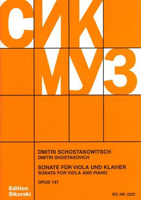 Sonata Op147: Viola and Piano