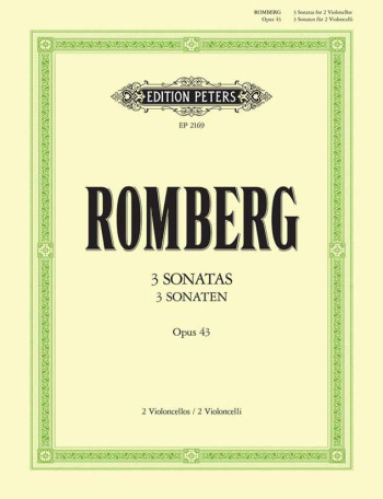 Sonata Op.43: Violoncello Duet: 2 Cellos (Peters)