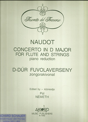 Concerto D Major: Flute and Strings