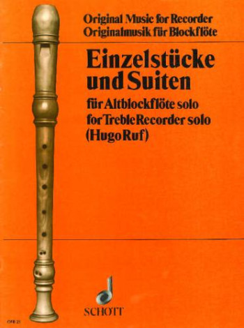 Einzelstucke Und Suiten: Treble Recorder Solo