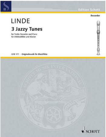 3 Jazzy Tunes: Treble Recorder & Piano (Schott)