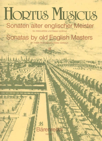 Sonatas By Old English Masters: 3: Treble Recorder and Piano