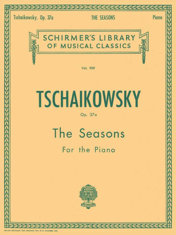 Seasons Op.37A: Piano (Schirmer)