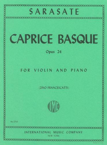 Caprice Basque: Op24: Violin and Piano