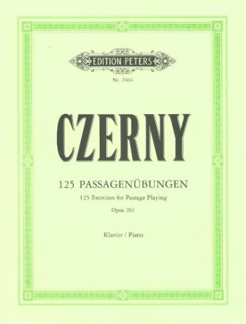 125 Exercises For Passage Playing  Op.261 Piano (Peters)