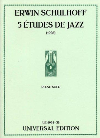 5 Etudes De Jazz - Piano  (Unviersal)