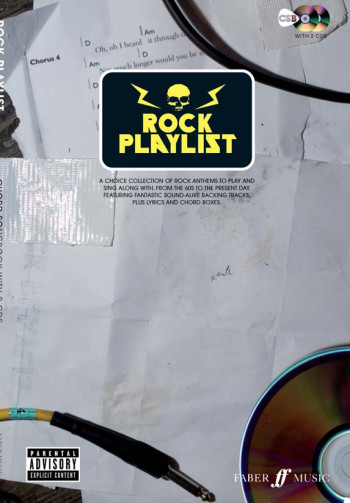 Rock Playlist: Rock Anthems: Guitar: Book & CD