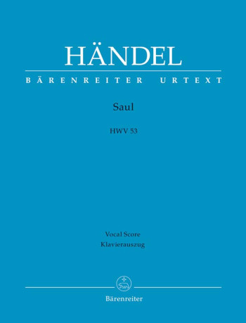 Saul: HWV53 Vocal Score (Barenreiter)