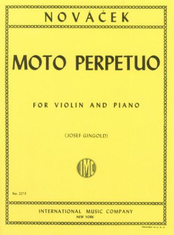 Moto Perpetuum: D Minor: Violin and Piano