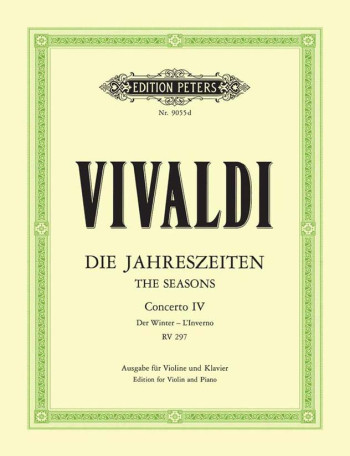 Four Seasons Op.8/4 Winter: Violin & Piano (Peters)