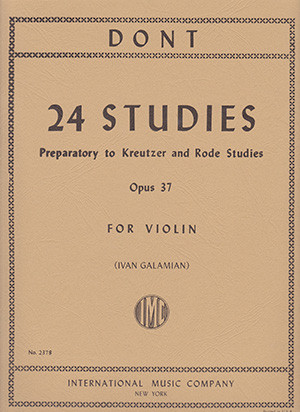 24 Studies Op.37: Violin Solo (International)