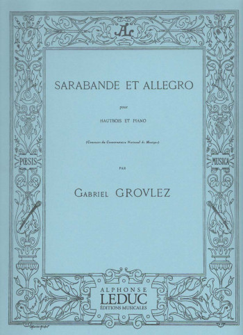 Sarabande And Allegro: Oboe & Piano (Leduc)