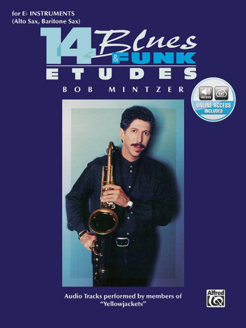 14 Blues And Funk Etudes: Eb Instruments: Book & Audio (Mintzer)