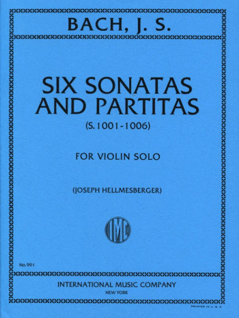 6 Sonatas and Partitas Bwv1001-1006: Violin Solo (International)