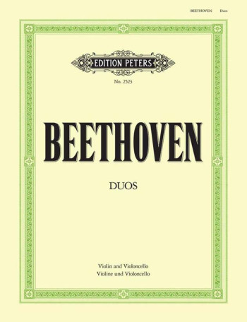 3 Duets For Violin & Cello: String Duet (Peters)