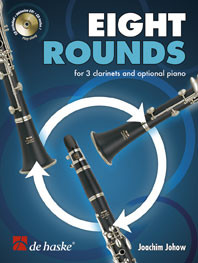 Eight Rounds: 3 Clarinets & Optional Piano Part - Book & CD