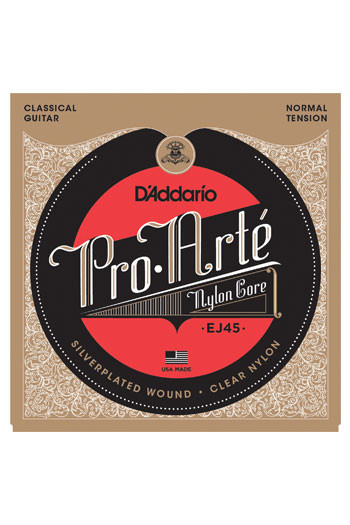 D'Addario Classical Guitar EJ45 Pro-Arte Nylon Normal Tension