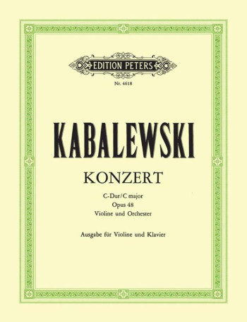 Concerto C Major Op.48: Violin and Piano (Peters)