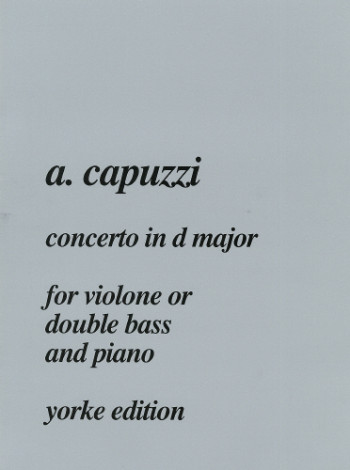 Concerto In D: Double Bass (Yorke)
