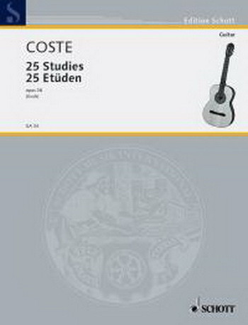 25 Studies: 25 Etudes: Guitar