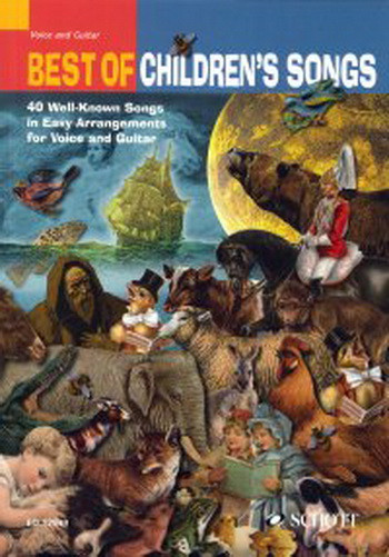 Best Of Childrens Songs: 40 Well Known Songs: Voice and Guitar