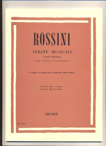 Serate Musical: 8 Arias: Vocal