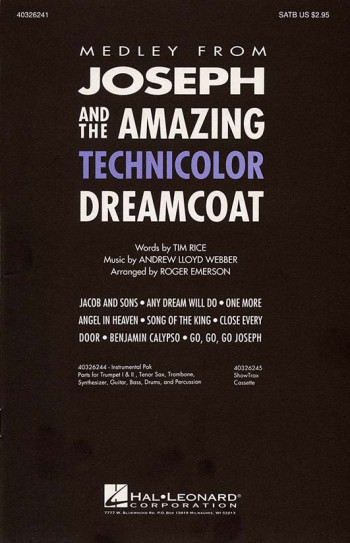 Joseph And The Amazing Technicolor Dreamcoat Medley Vocal SATB